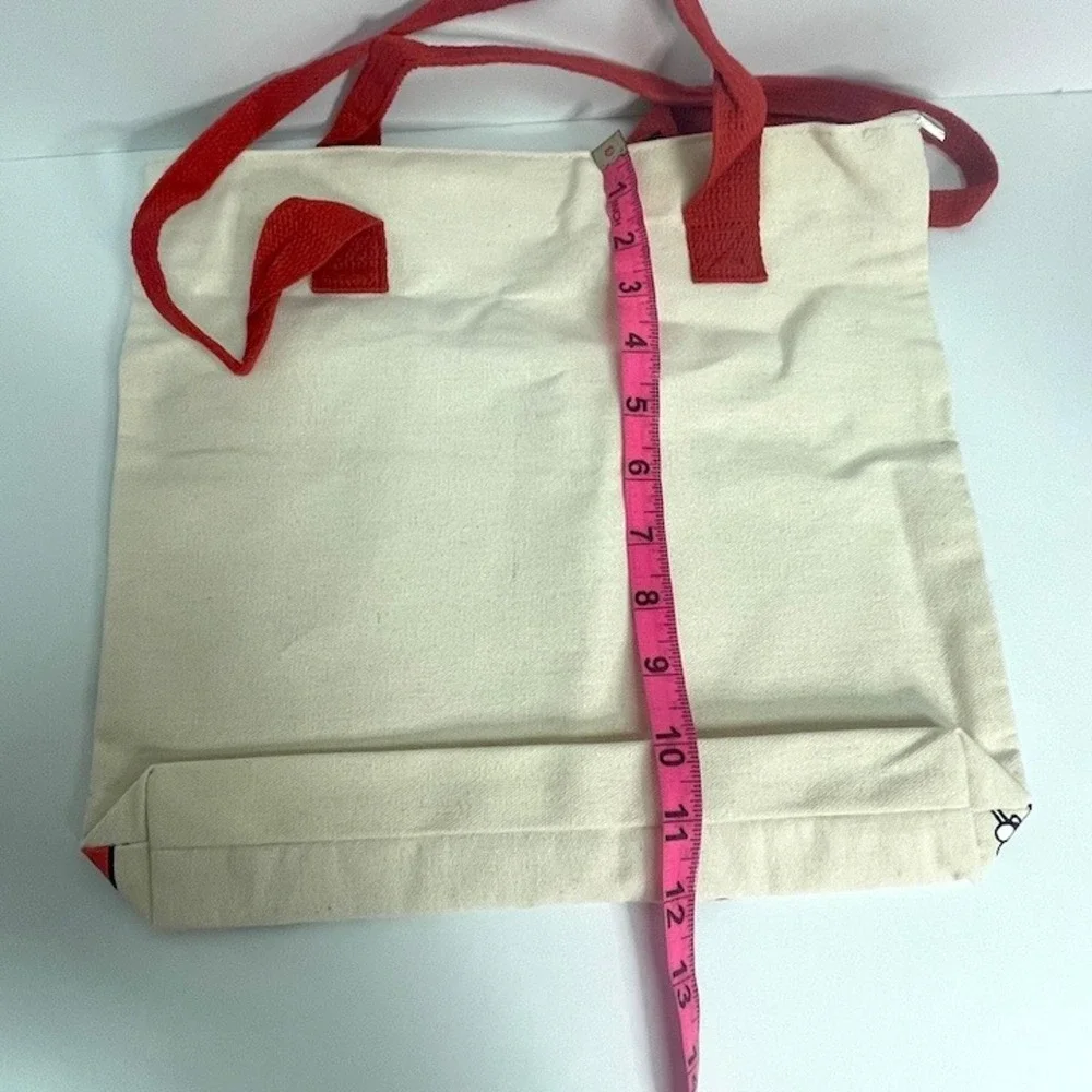 Hello Kitty Sanrio Large Capacity Tote Bag Red Handles‎ 45th Anniversary
